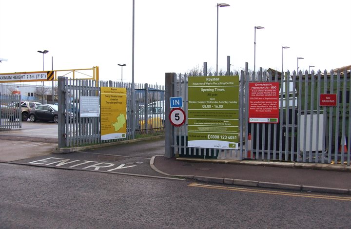 Royston Household Waste Recycling Centre