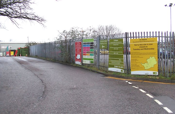 St Albans Household Waste Recycling Centre