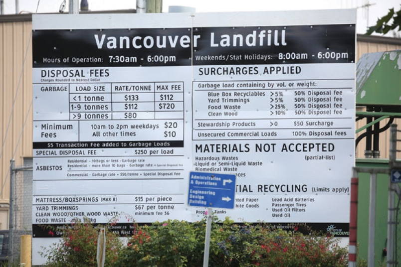 Vancouver Landfill And Recycling Depot